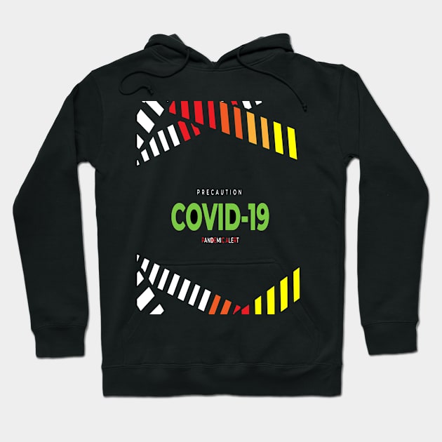 covid 19 pandamic alert . virus Hoodie by Ham.x